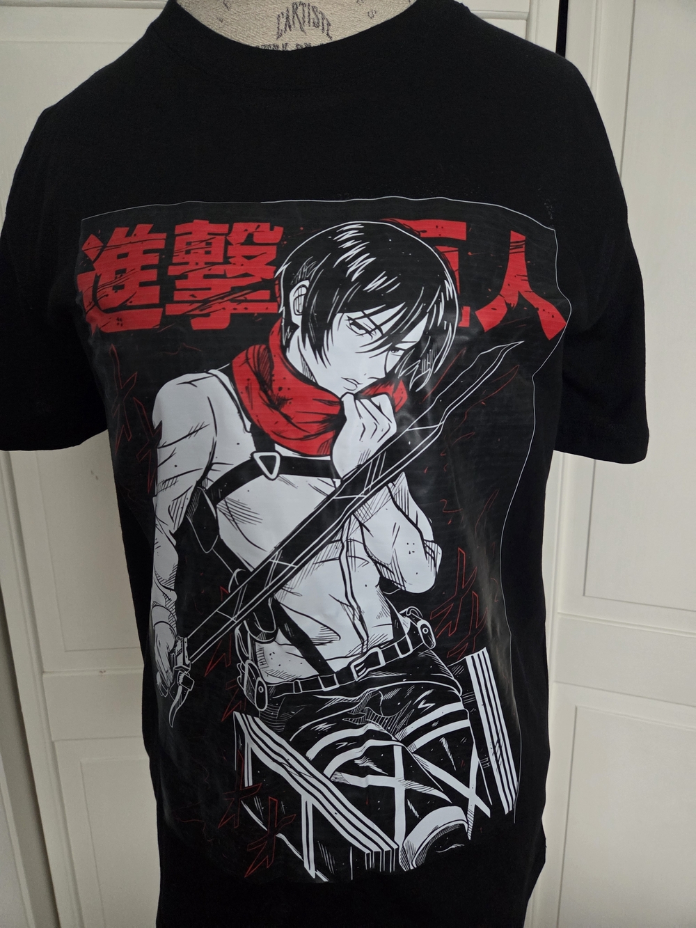 Attack On Titan - Mikasa Black Anime Graphic Tee